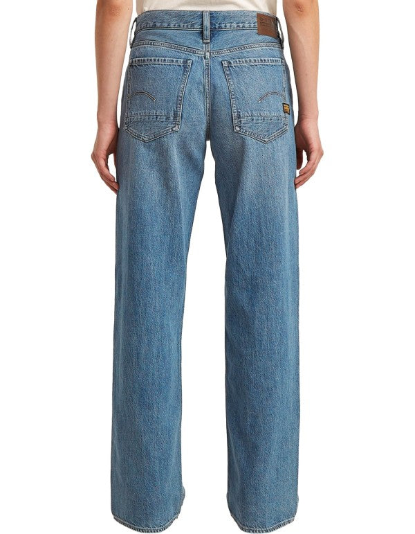 Judee Jeans Loose Faded Blue Glacier