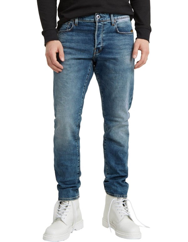 Jeans 3301 Regular Tapered Vintage Azure