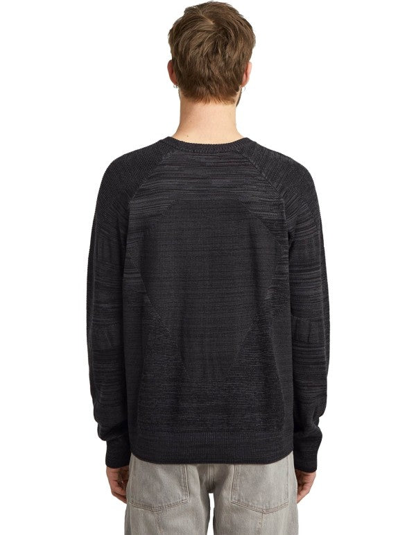 3d Biker R Knit Dk Black/asfalt