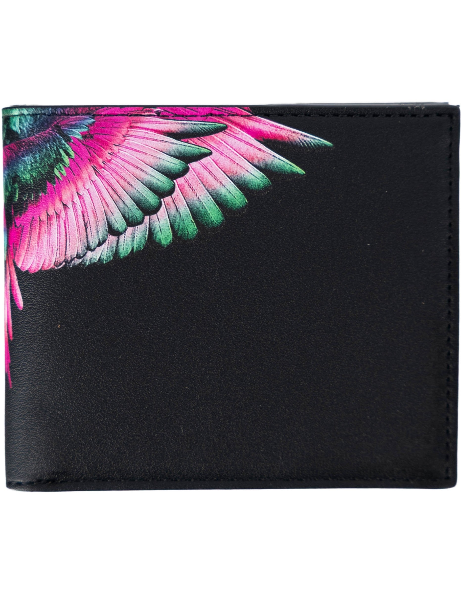 Portafoglio Stampato nero/ Pink Wings