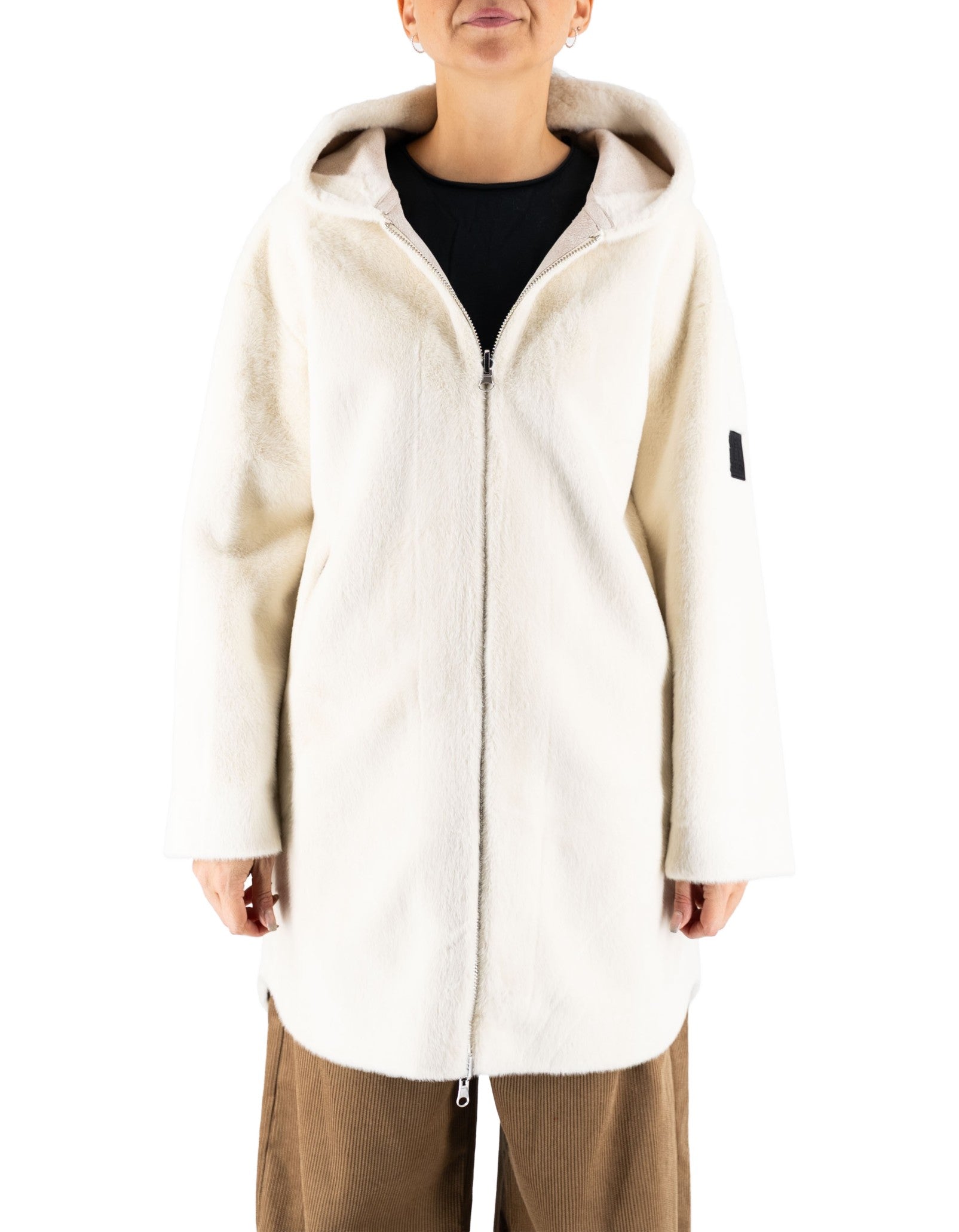 Cappotto Reversibile EcoFur Mandorla