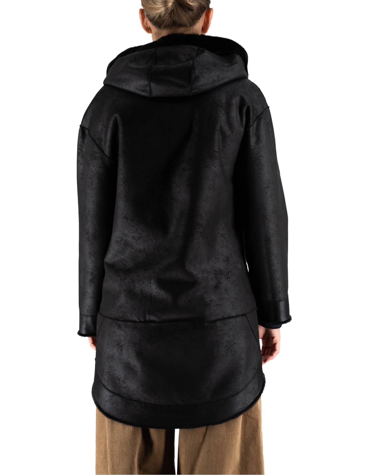 Cappotto Reversibile EcoFur Nero
