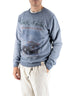 Reversible Printed Crew Neck Sweater