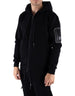 Repocket Full Zip Hoodie Man Black