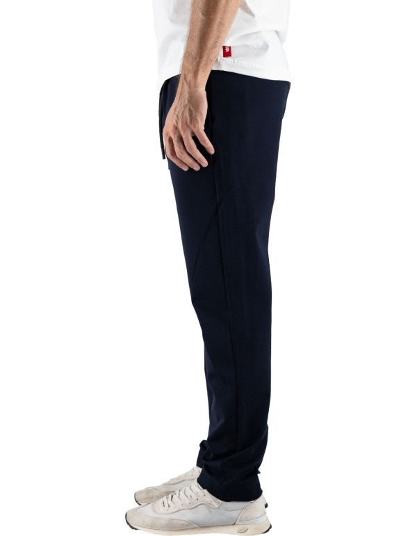 Pantalone Uomo In Punto Milano Blu