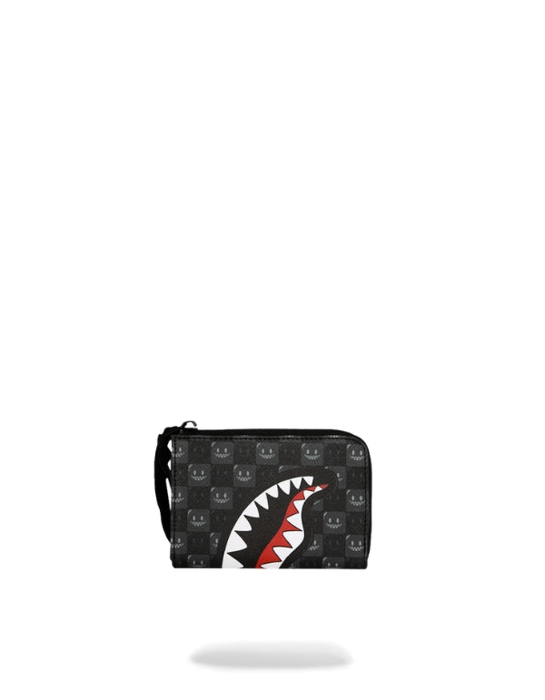 Portafoglio Sharks In Paris Wtf Bubbly Black Check Wallet