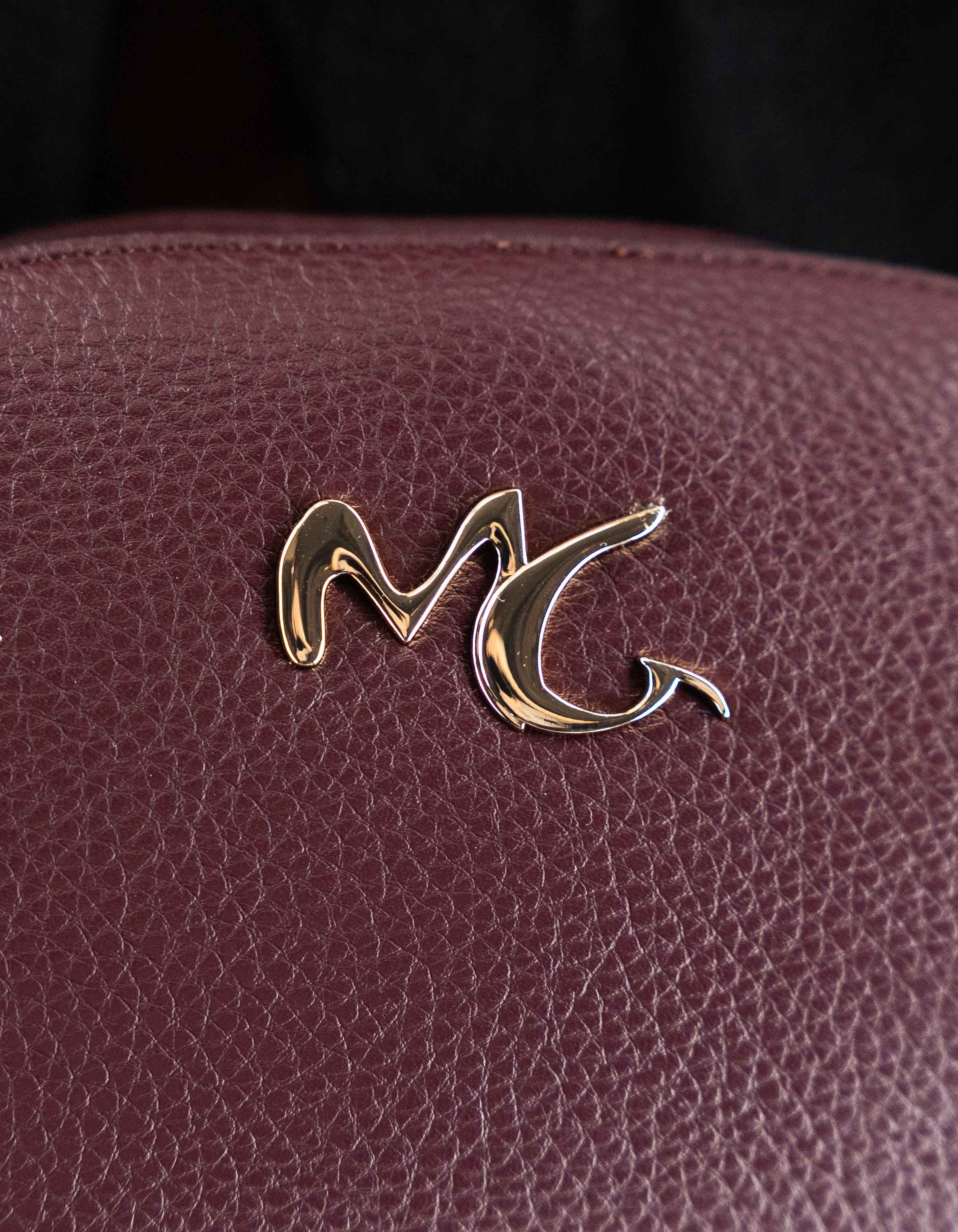 Tracollina Zip Lettering Burgundy