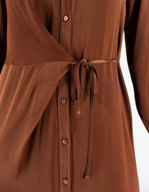 Chemisier Manica Lunga Cognac