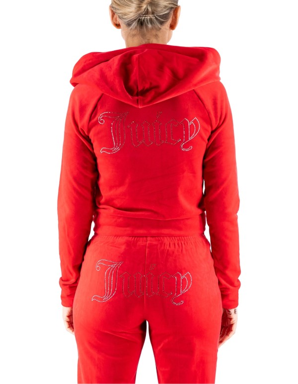 Madison Outline Red Full Zip Sweatshirt
