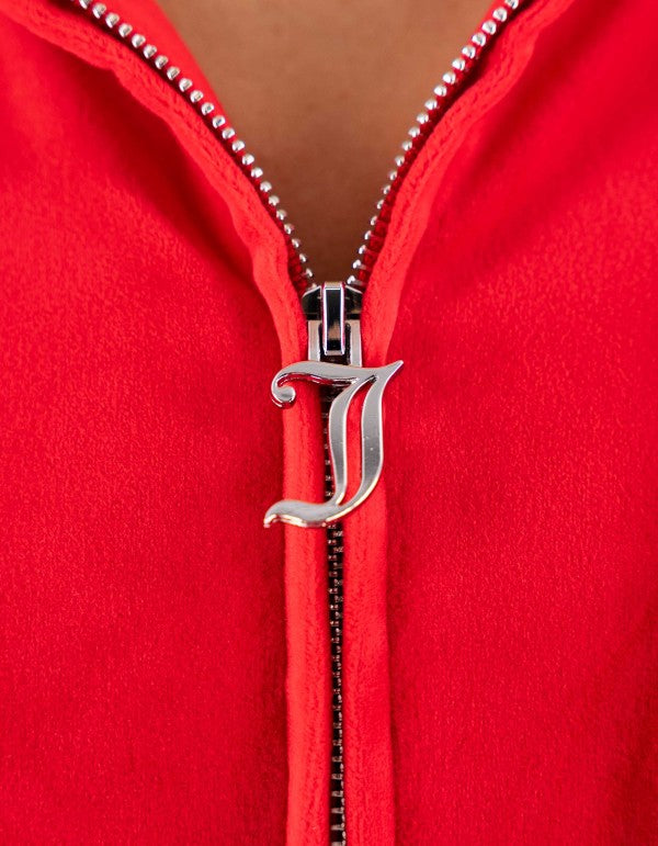 Madison Outline Red Full Zip Sweatshirt