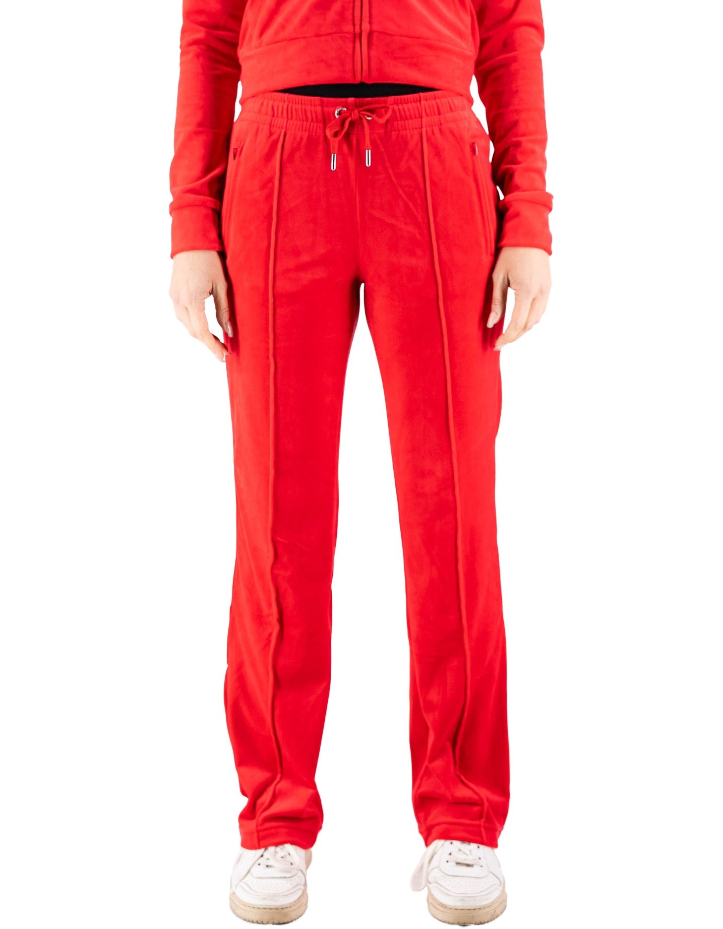 Pantalone In Felpa Tina Outline Rosso