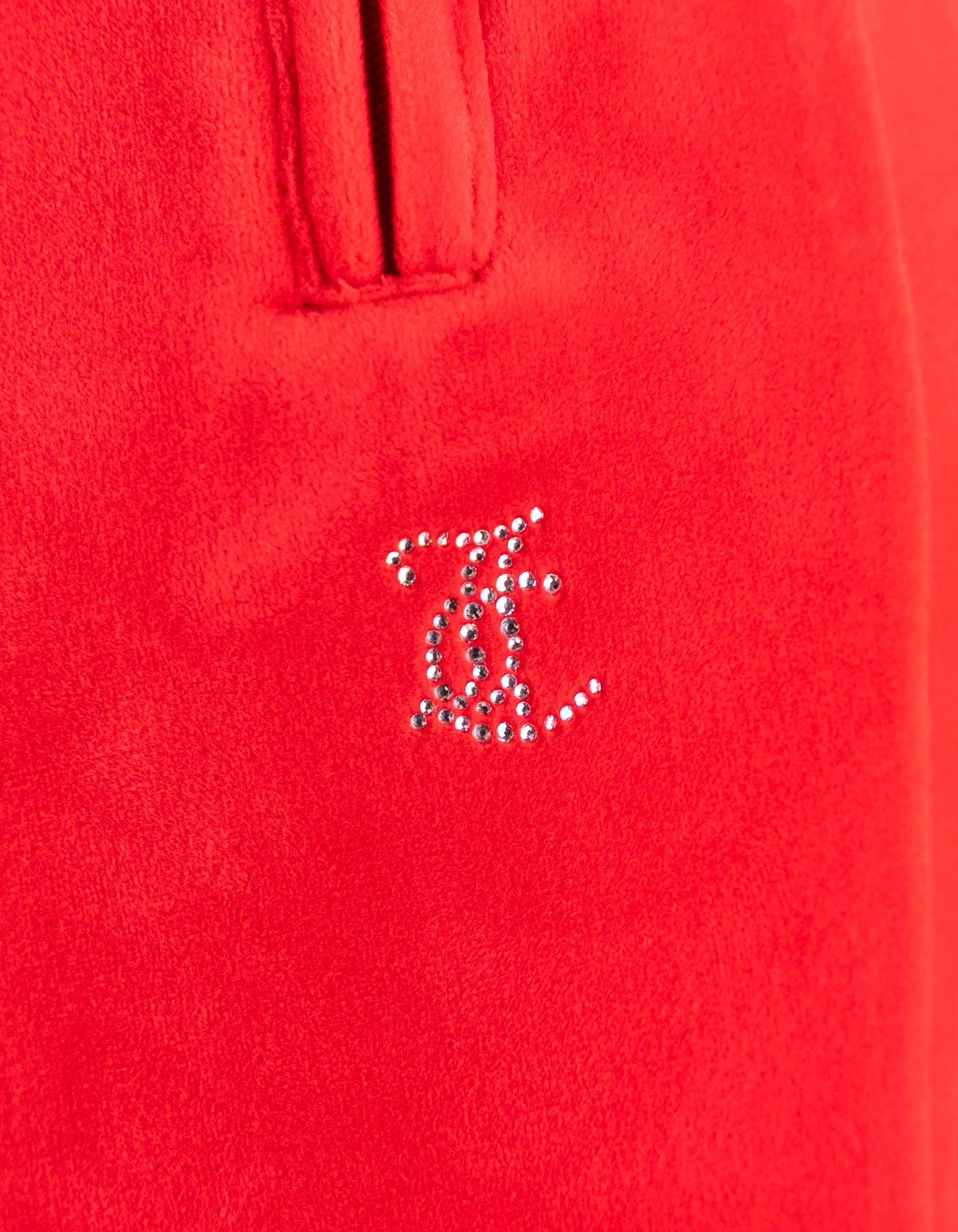 Pantalone In Felpa Tina Outline Rosso