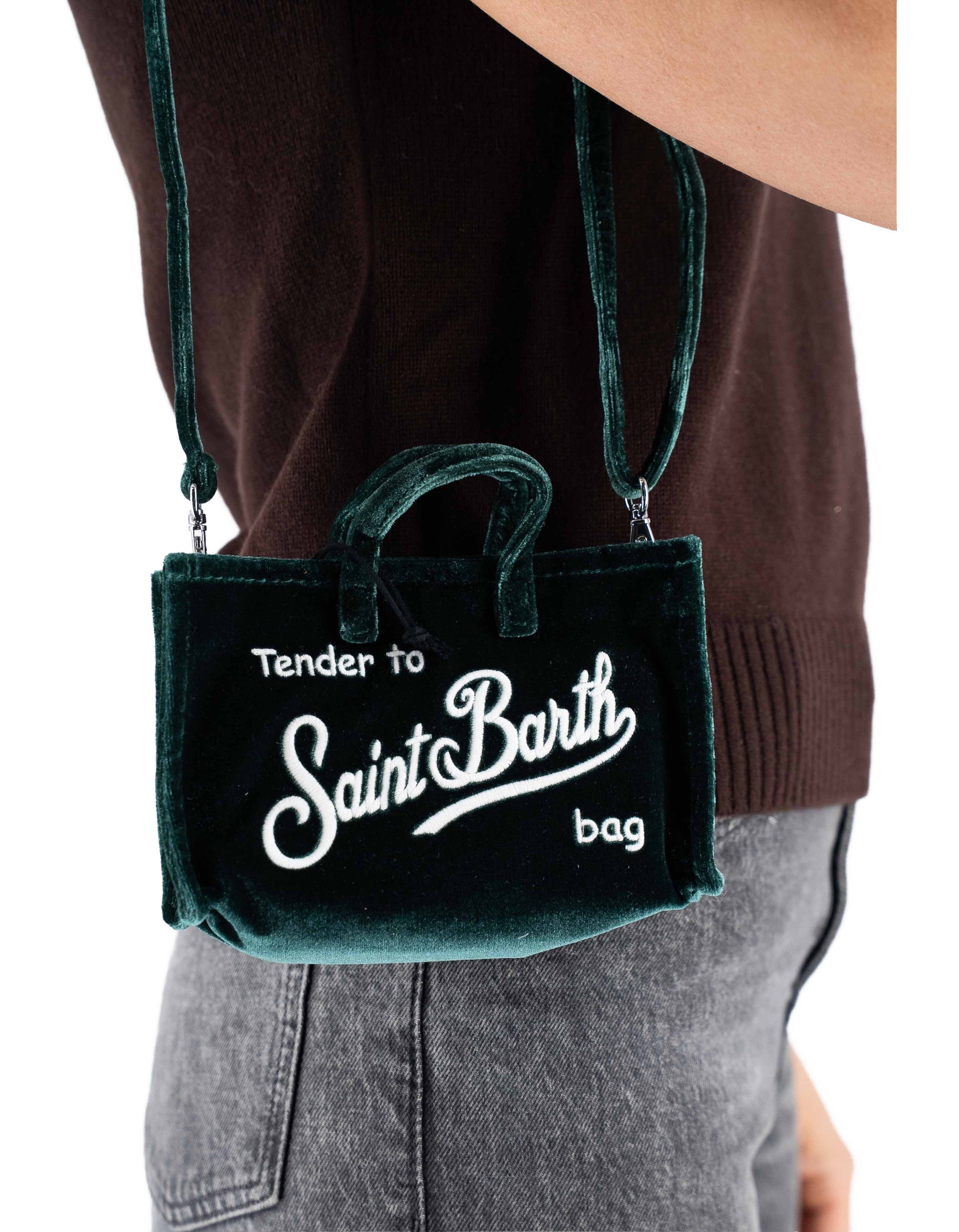 Phone Bag Velvet Verde