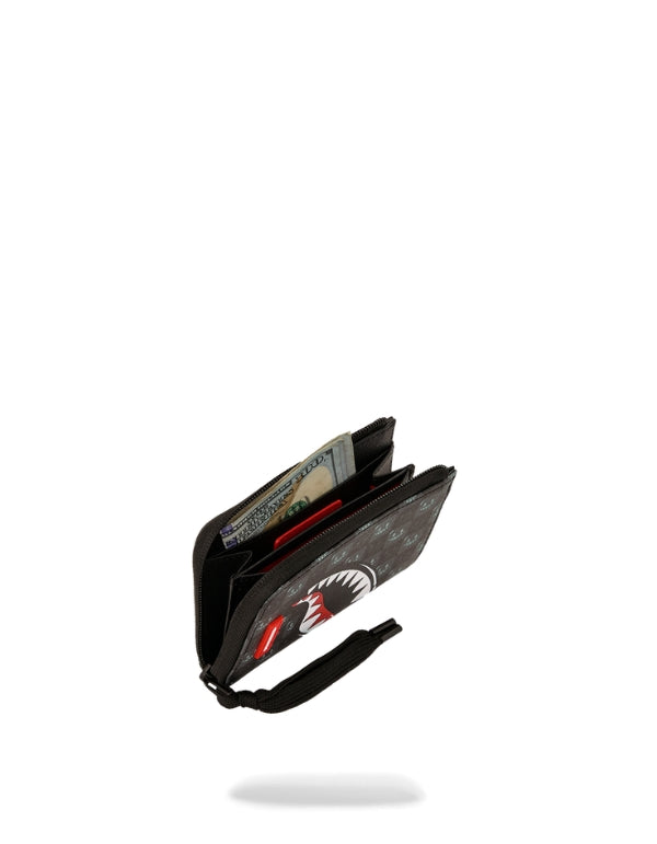 Portafoglio Sharks In Paris Wtf Bubbly Black Check Wallet