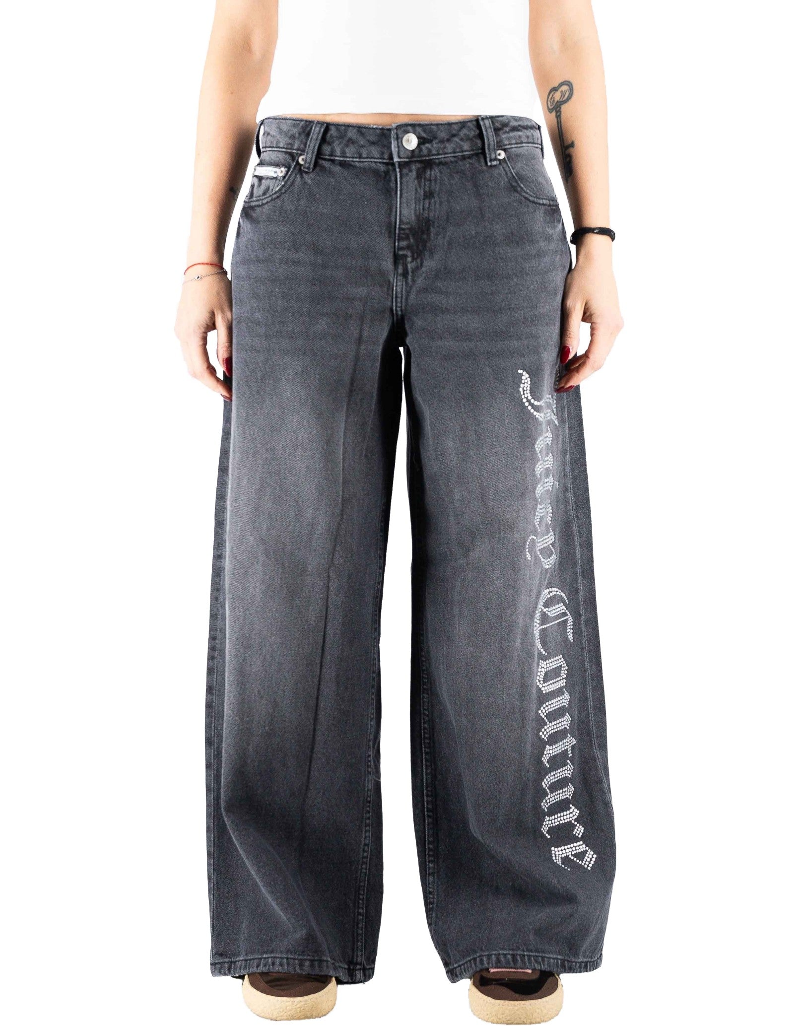 Diamond Wide Leg Jeans