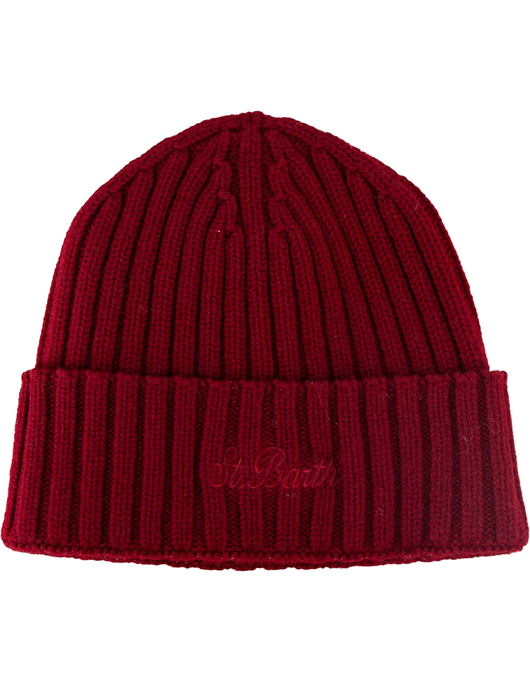 Cuffia Wengen Wool Bordeaux