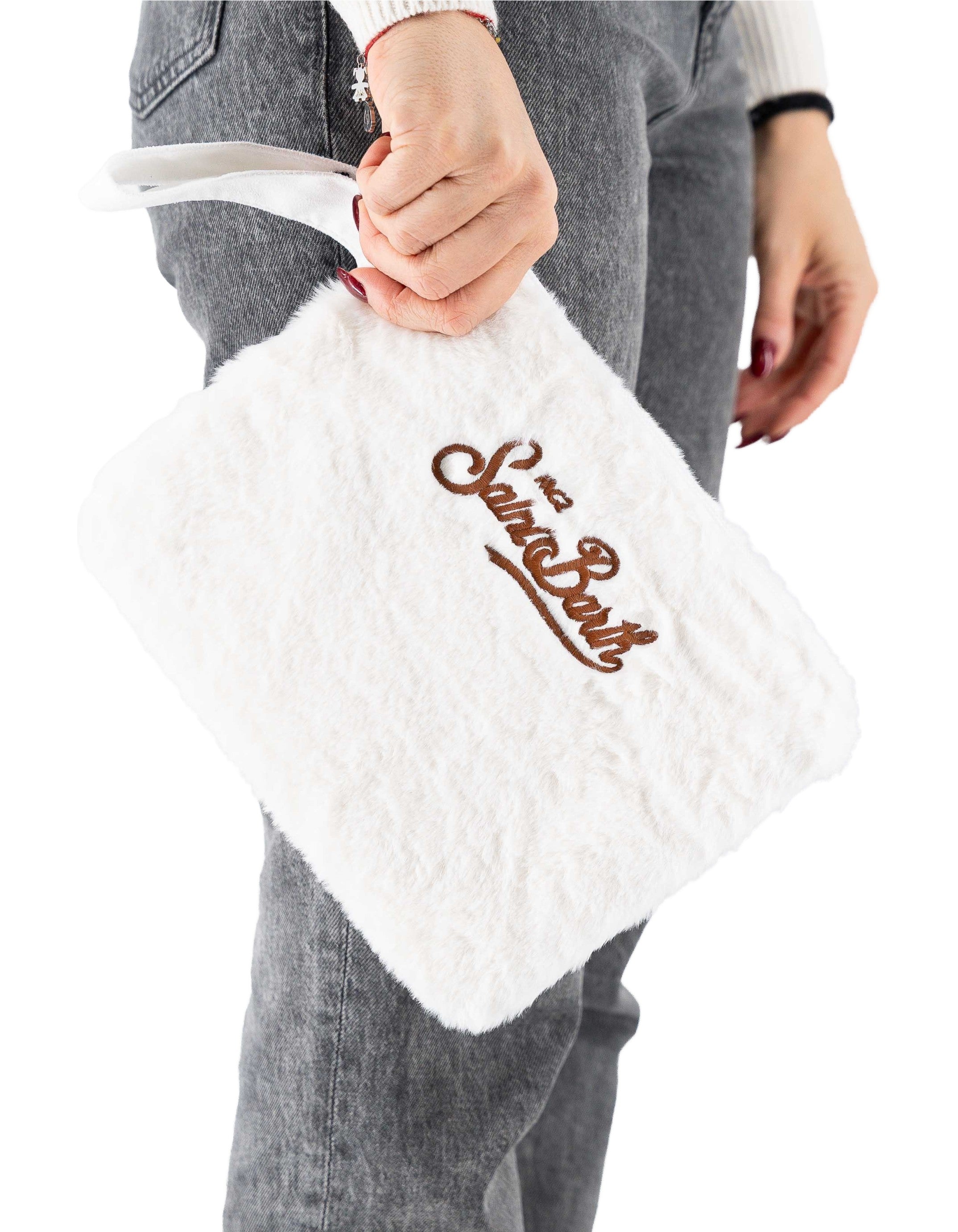 Pochette Pareasy Fur Panna