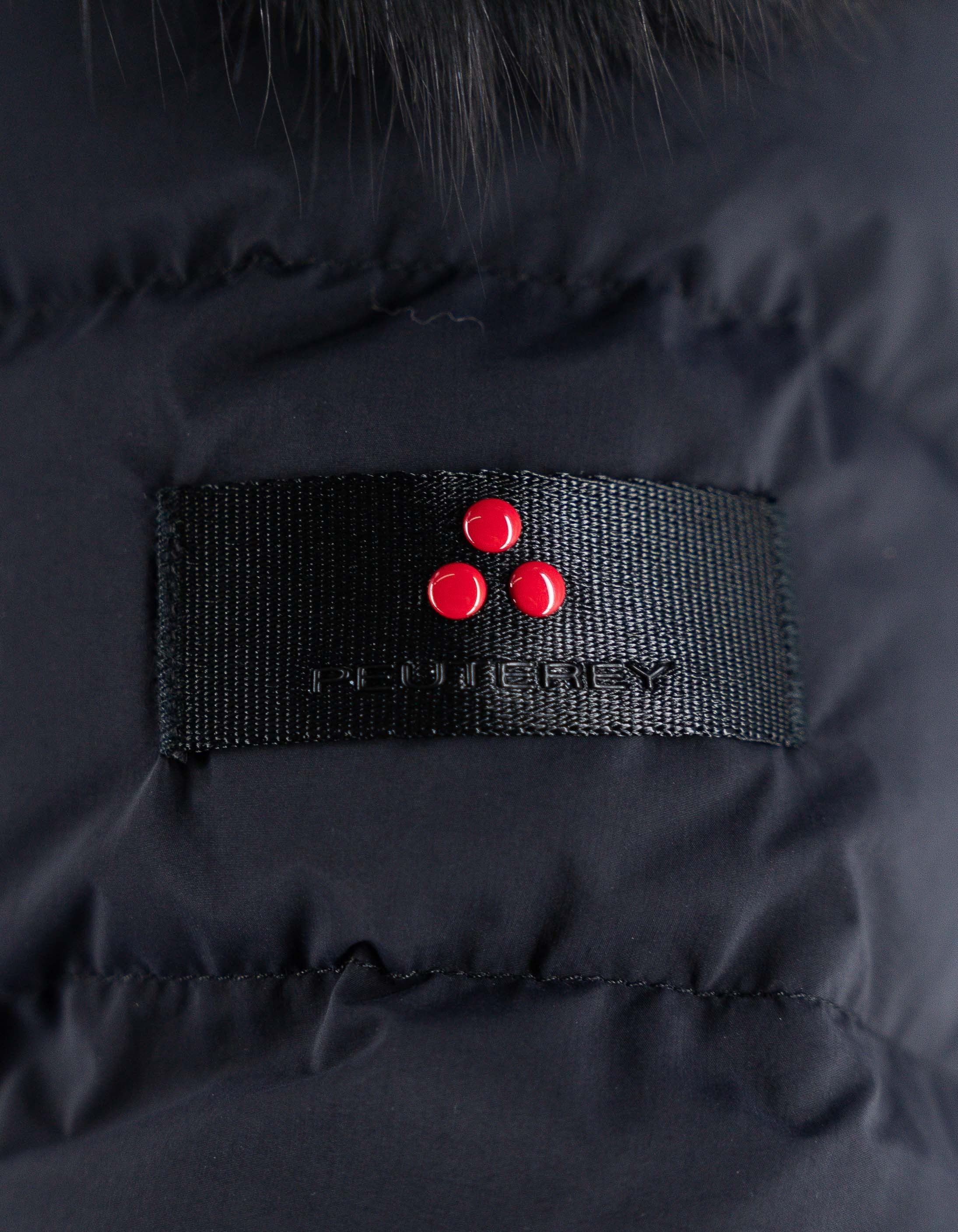 Down Jacket Seriola Ml 06 Fur Nero