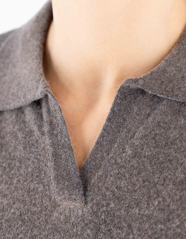 Polo In Maglia Inari Moro