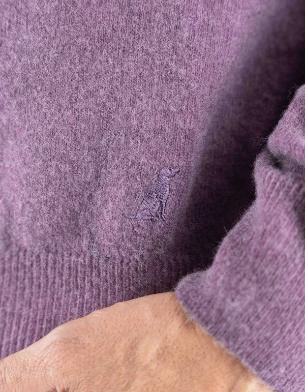 Maglia Helsinki Scollo A V Viola