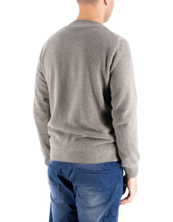 Bergen Turtleneck Sweater in Dove Grey