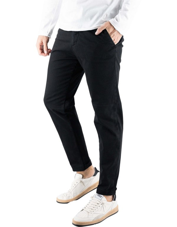 Classic Black Chino Trousers