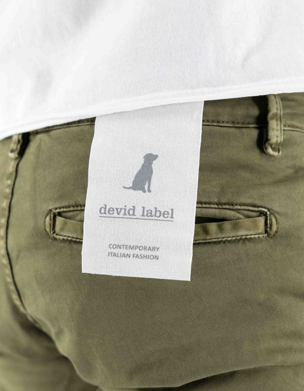 Pantalone Mirtos Skinny Verde Army