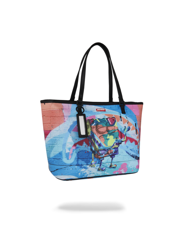Painted Spongebob Tote