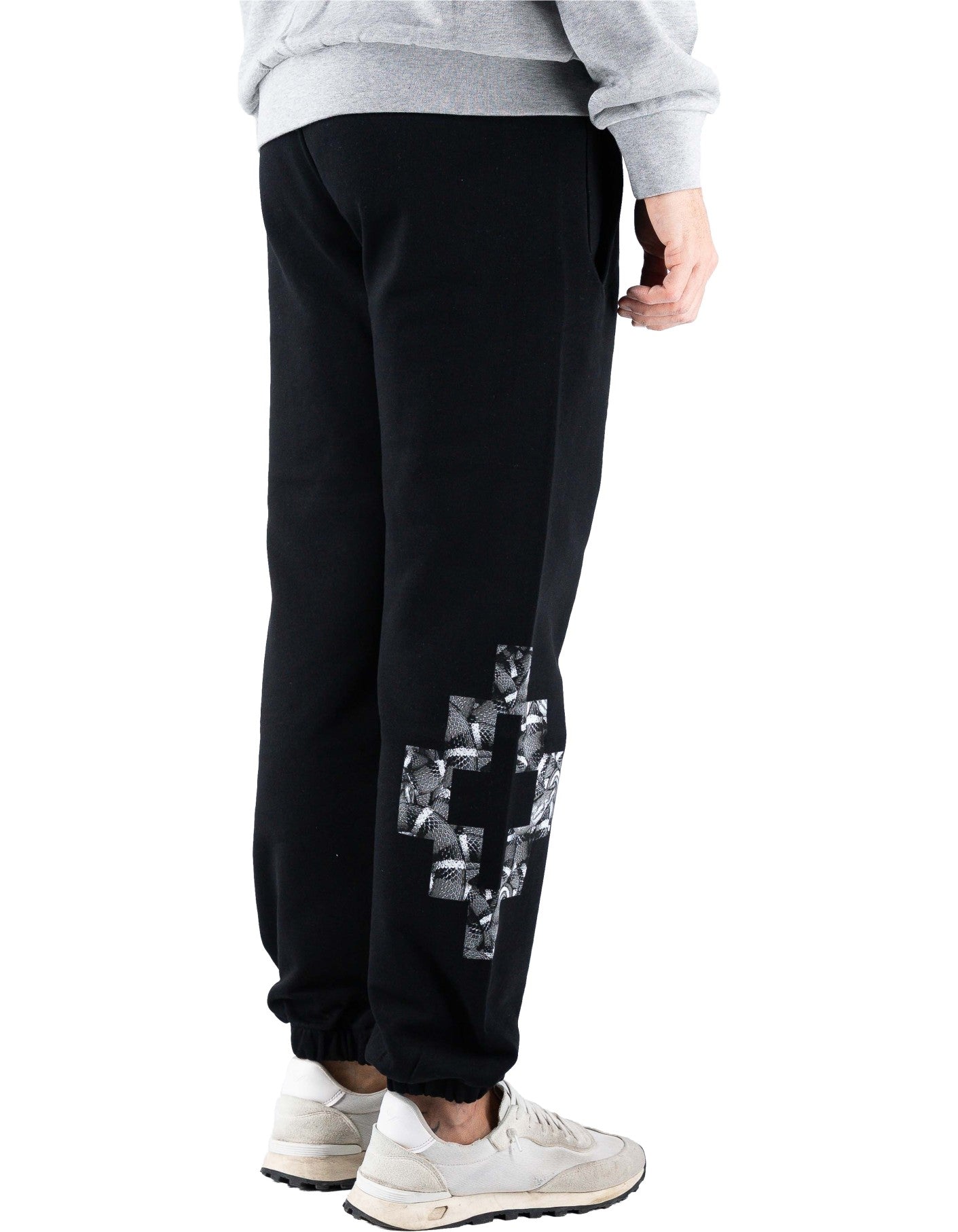 Pantalone In Felpa Snake Nero