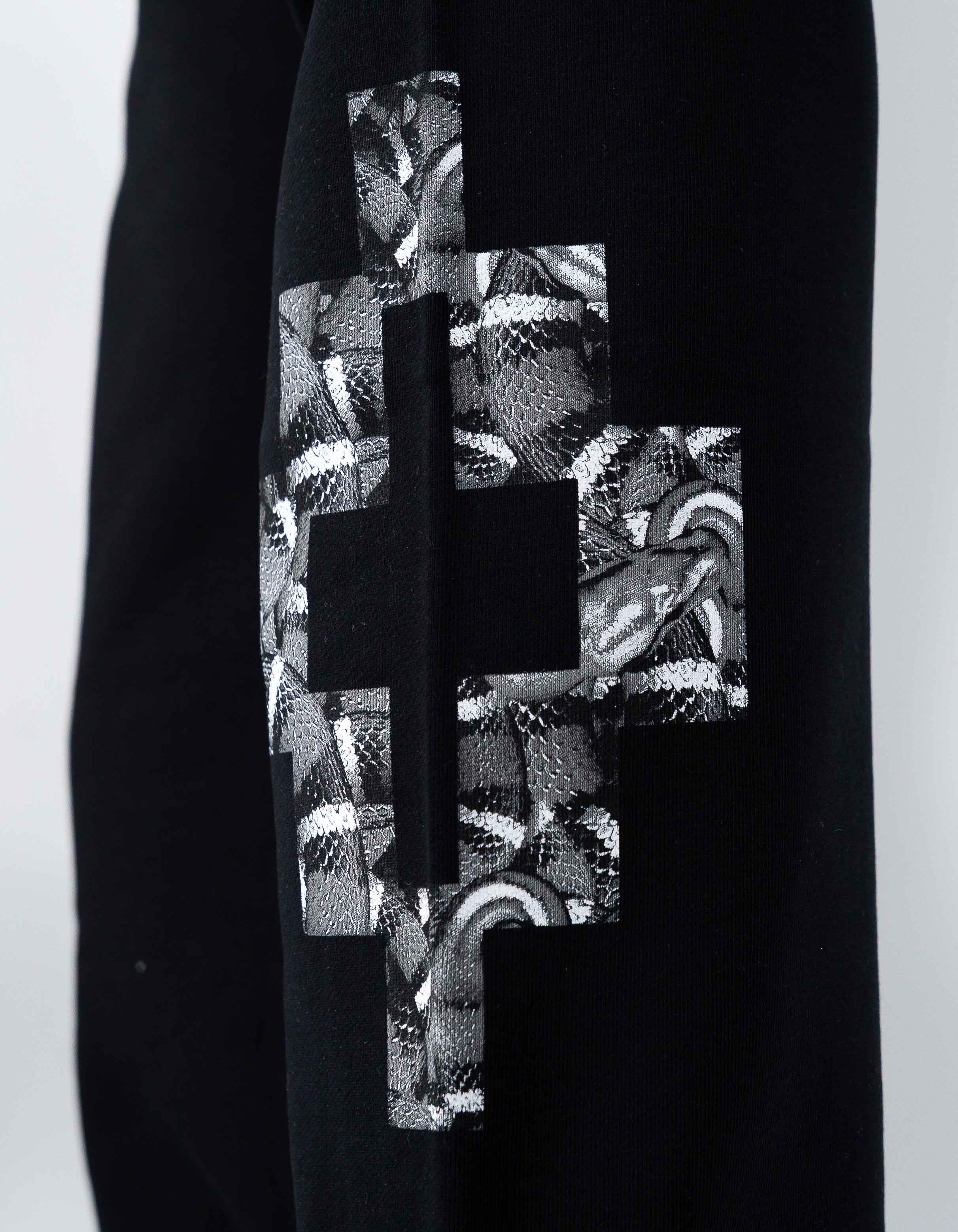 Pantalone In Felpa Snake Nero