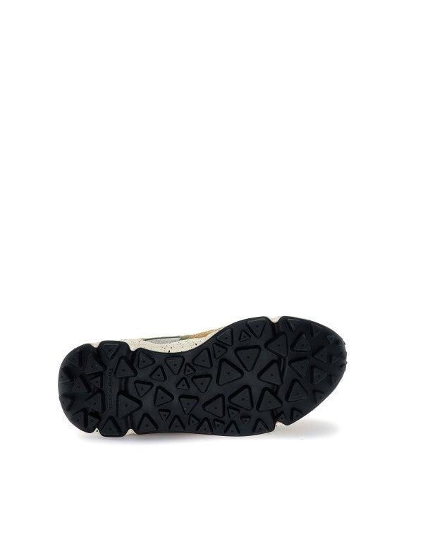 Yamano 3 Man Suede/canvas Sneaker Khaki-military Khaki