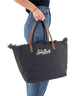 Borsa In Canvas Con Frange City Bag Fringe 00 Emb