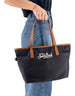 Borsa A Spalla City Bag Mid Nylon Nera 0018 Emb