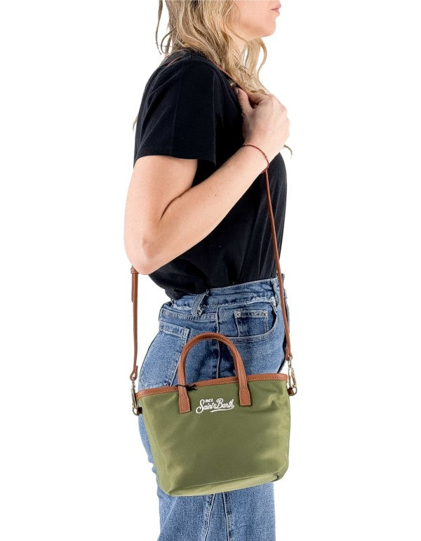 Borsetta City Bag Mini Nylon Verde 5218 Emb