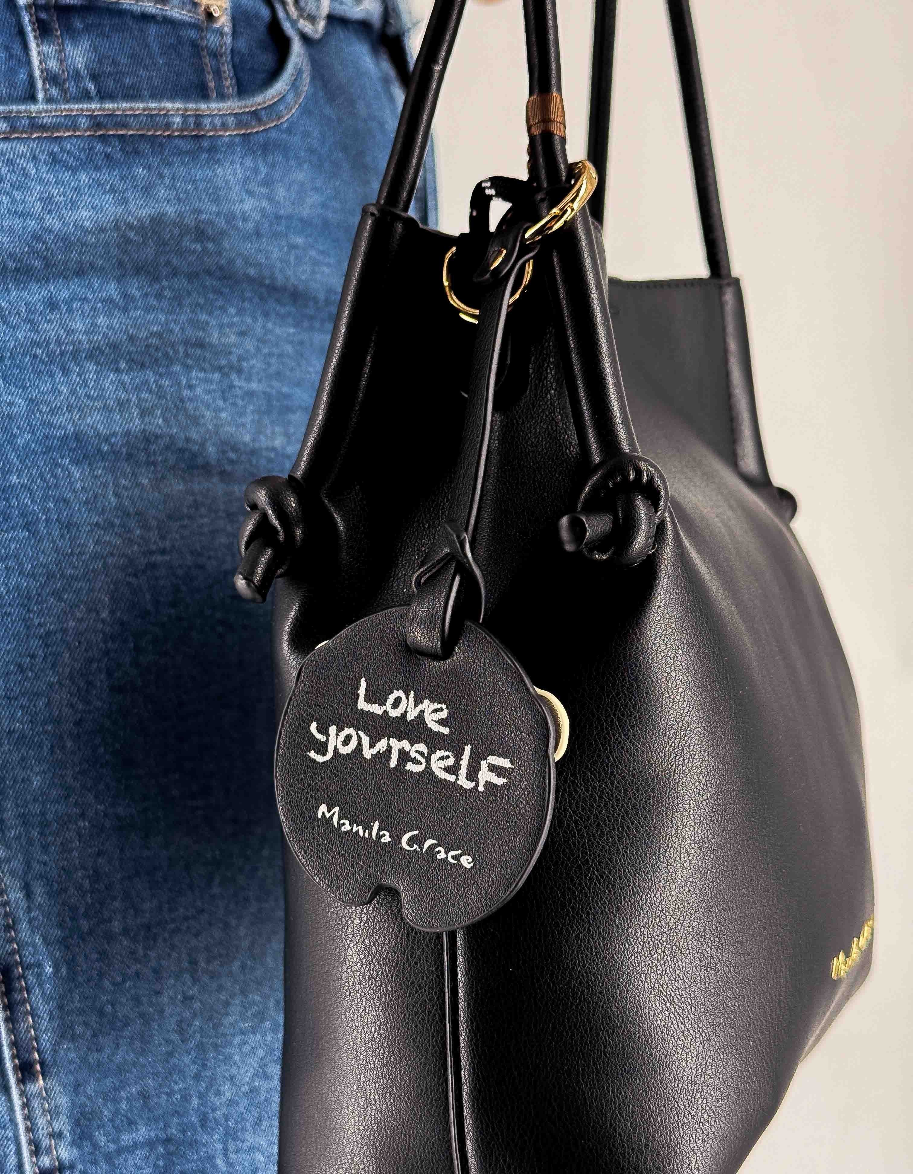 Small Black Tote Bag Ma001