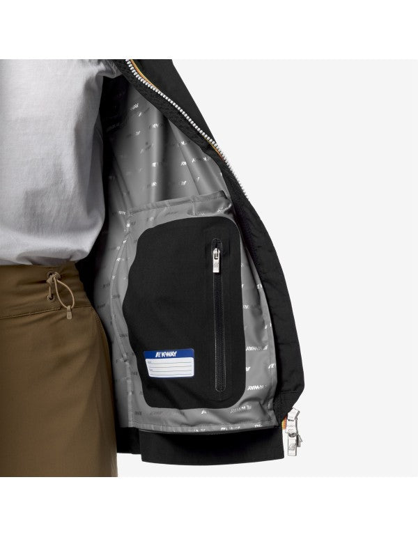 Marguerite Stretch Dot Jacket Black Pure