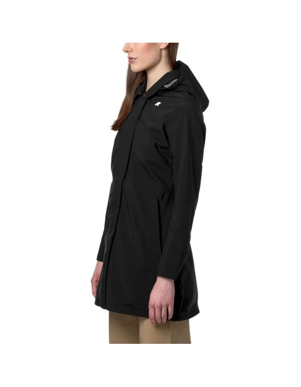 Trench Mathy Bonded Jersey Black Pure