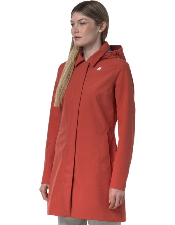 Trench Mathy Bonded Jersey Orange Brownish