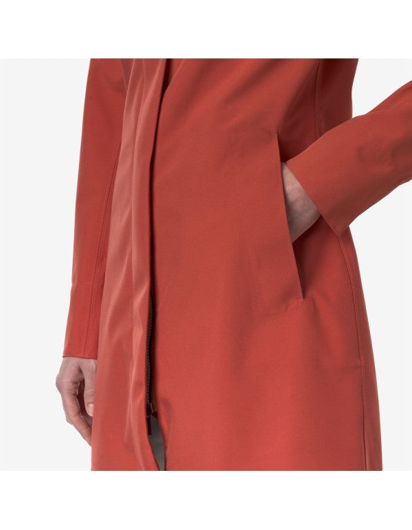 Trench Mathy Bonded Jersey Orange Brownish