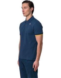 Vincent Pique Blue Insignia Polo