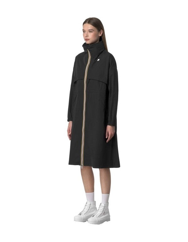 Aube Memory Touch Black Pure long jacket