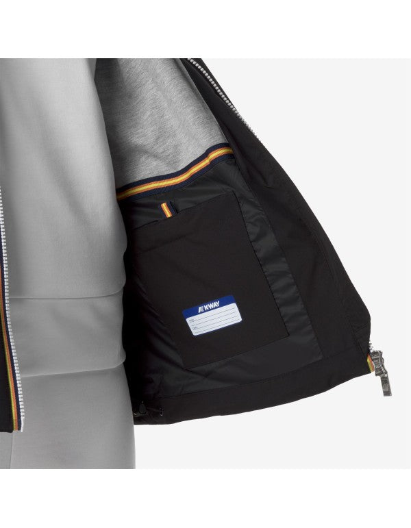 Marguerite Stretch Poly Jersey Blue Depth Jacket