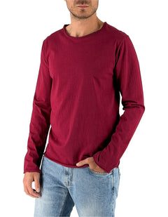 T – Shirt A Manica Lunga Siviglia Bordeaux Uomo – Devid Label