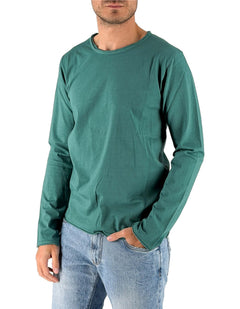 T – Shirt A Manica Lunga Siviglia Smeraldo Uomo – Devid Label