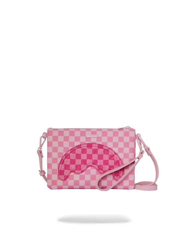 PochettePink Sip Patch Crossbody Pouchette China