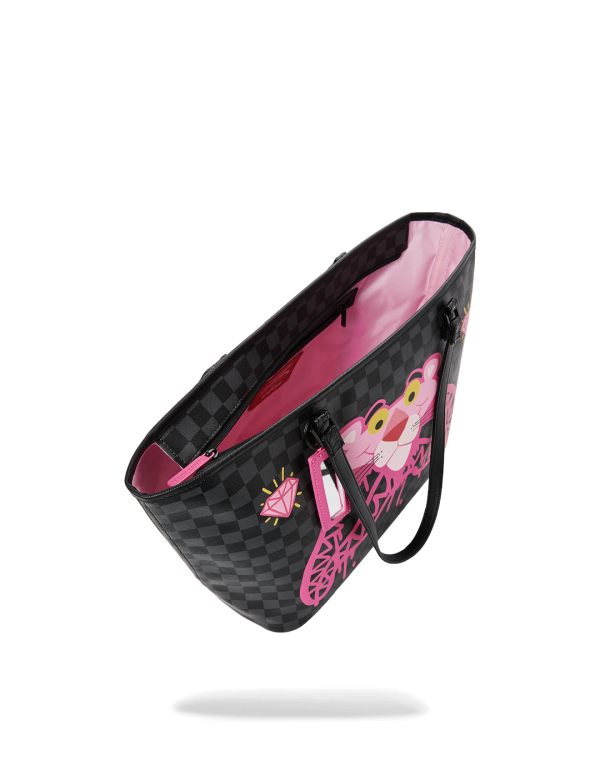 Tote Bag Pink Panther Drippy Diamonds