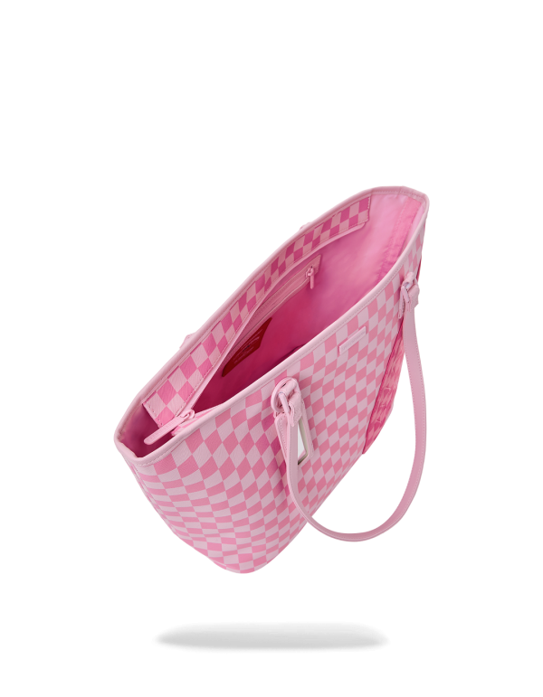 Tote Bag Pink Sip Patch Pink
