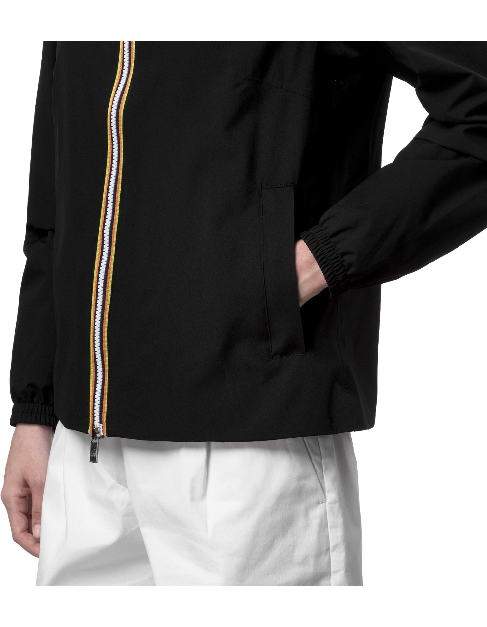 Lil 2.0 Stretch Poly Jersey Jacket Black Pure