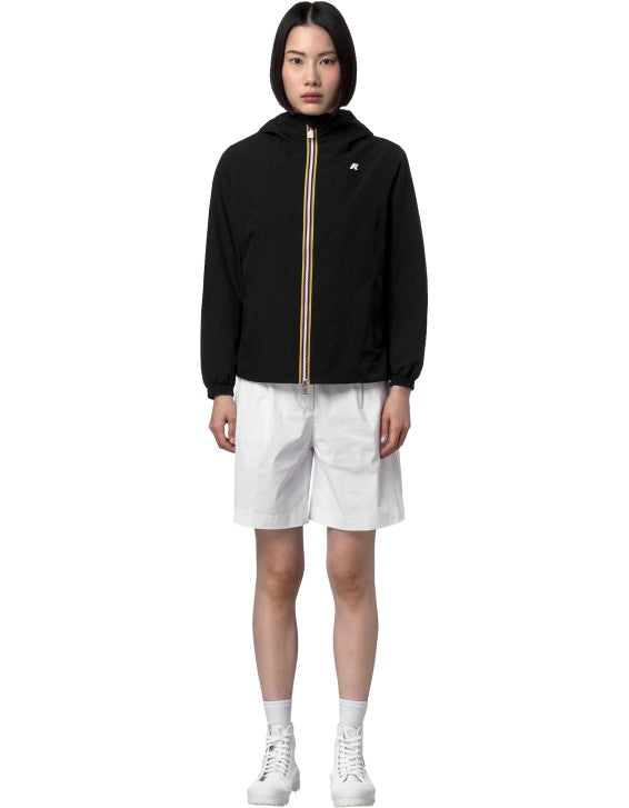 Lil 2.0 Stretch Poly Jersey Jacket Black Pure