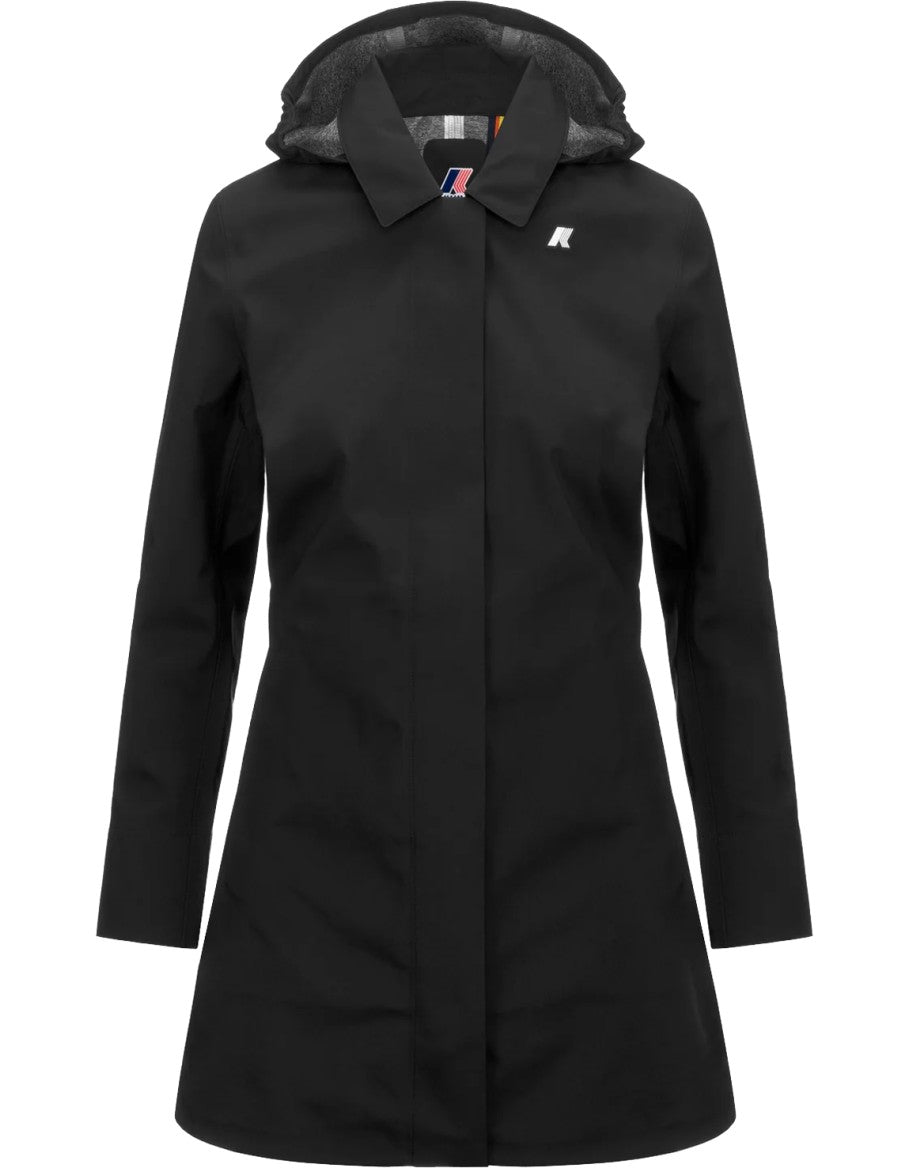 Trench Mathy Bonded Jersey Black Pure